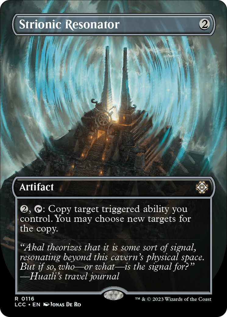 Strionic Resonator (Borderless) (LCC-116) - The Lost Caverns of Ixalan Commander (Borderless) Foil