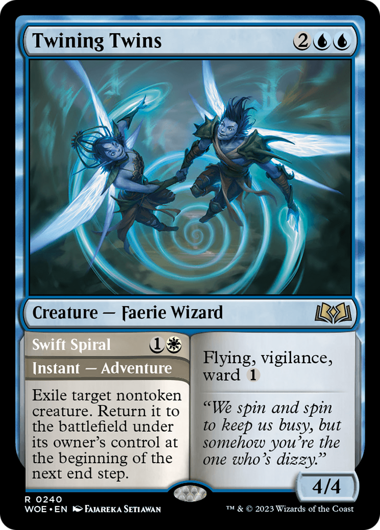 Twining Twins // Swift Spiral (WOE-240) - Wilds of Eldraine