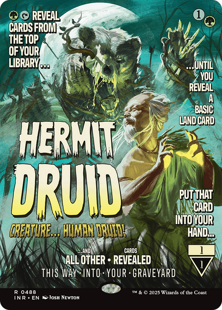 Hermit Druid (INR-488) - Innistrad Remastered: (Showcase) (Borderless)