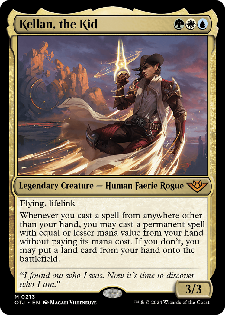 Kellan, the Kid (OTJ-213) - Outlaws of Thunder Junction Foil