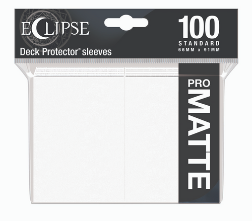 Eclipse Matte Sleeves 100ct (White)
