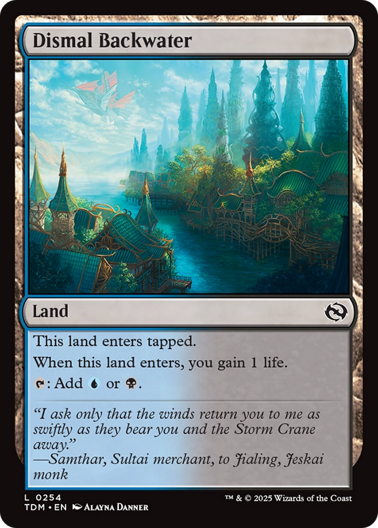 Dismal Backwater (TDM-254) - Tarkir: Dragonstorm