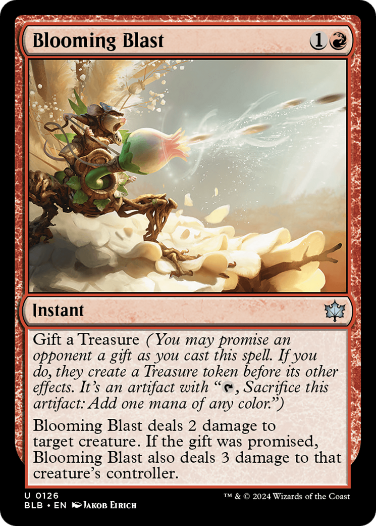 Blooming Blast (BLB-126) - Bloomburrow Foil