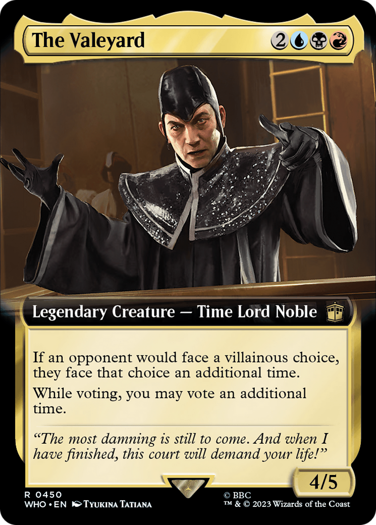 The Valeyard (WHO-450) - Doctor Who: (Extended Art) Foil