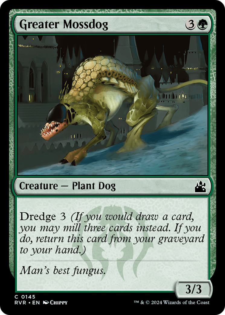 Greater Mossdog (RVR-145) - Ravnica Remastered
