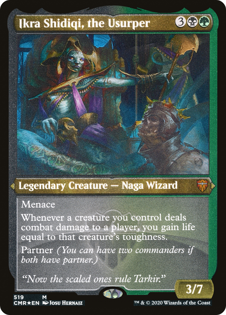 Ikra Shidiqi, the Usurper (CMR-519) - Commander Legends Foil