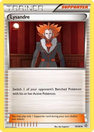 Lysandre 078 XY Ancient Origins - Uncommon