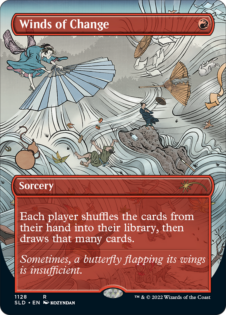 Winds of Change (SLD-1128) - Secret Lair Drop (Borderless) Foil