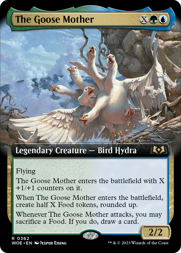 The Goose Mother (WOE-362) - Wilds of Eldraine: (Extended Art) Foil
