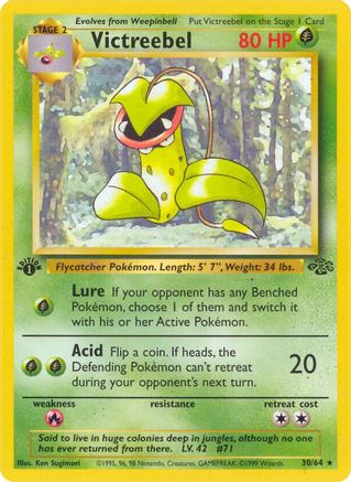 Victreebel (30) 030 - 1st Edition Jungle - Rare