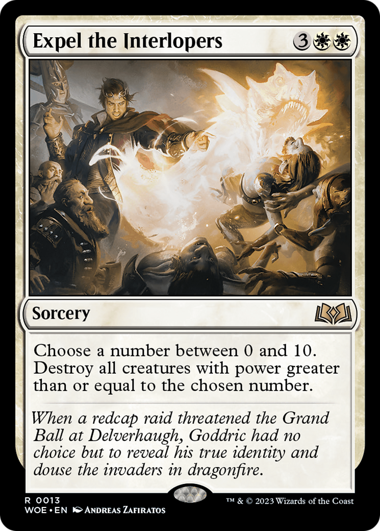 Expel the Interlopers (WOE-013) - Wilds of Eldraine Foil