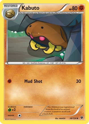 Kabuto 038 XY Fates Collide - Uncommon