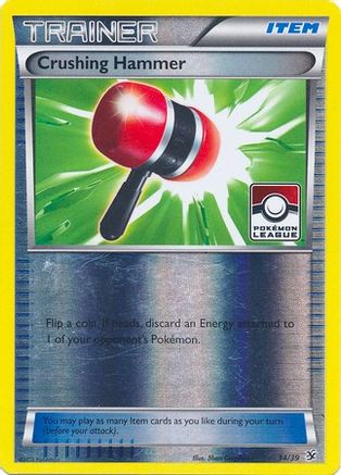 Crushing Hammer - 34/39 (Pokemon League)/39 - Reverse Holofoil League & Championship Cards - Promo