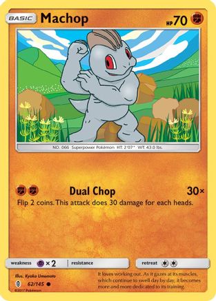 Machop (62) 062 SM Guardians Rising - Common