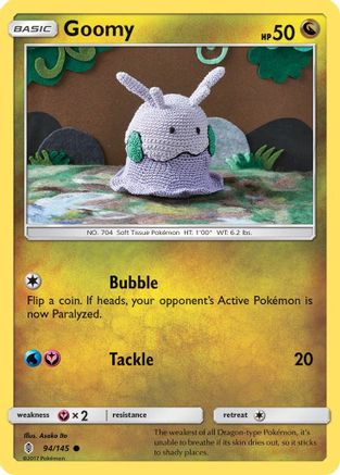 Goomy 094 - Reverse Holofoil SM Guardians Rising - Common