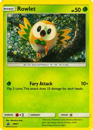 Rowlet SM01 - Holofoil Miscellaneous Cards & Products - Promo