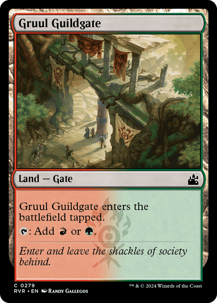 Gruul Guildgate (RVR-279) - Ravnica Remastered Foil