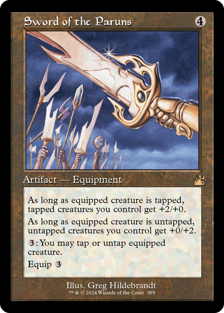 Sword of the Paruns (RVR-395) - Ravnica Remastered Foil