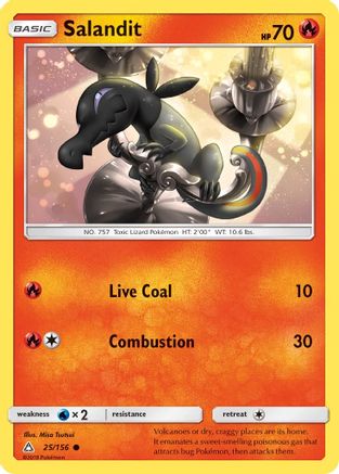 Salandit - Reverse Holofoil SM Ultra Prism - Common