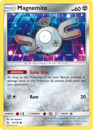 Magnemite (81) 081 - Reverse Holofoil SM Ultra Prism - Common
