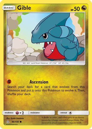 Gible (96) 096 SM Ultra Prism - Common