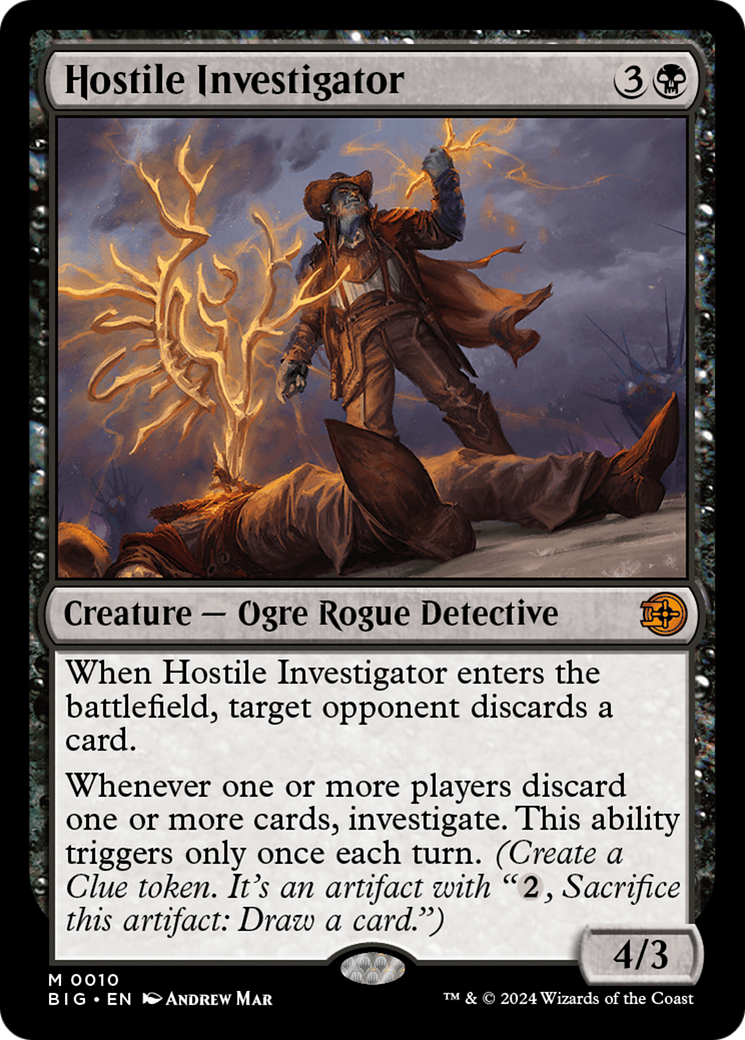 Hostile Investigator (BIG-010) - The Big Score Foil