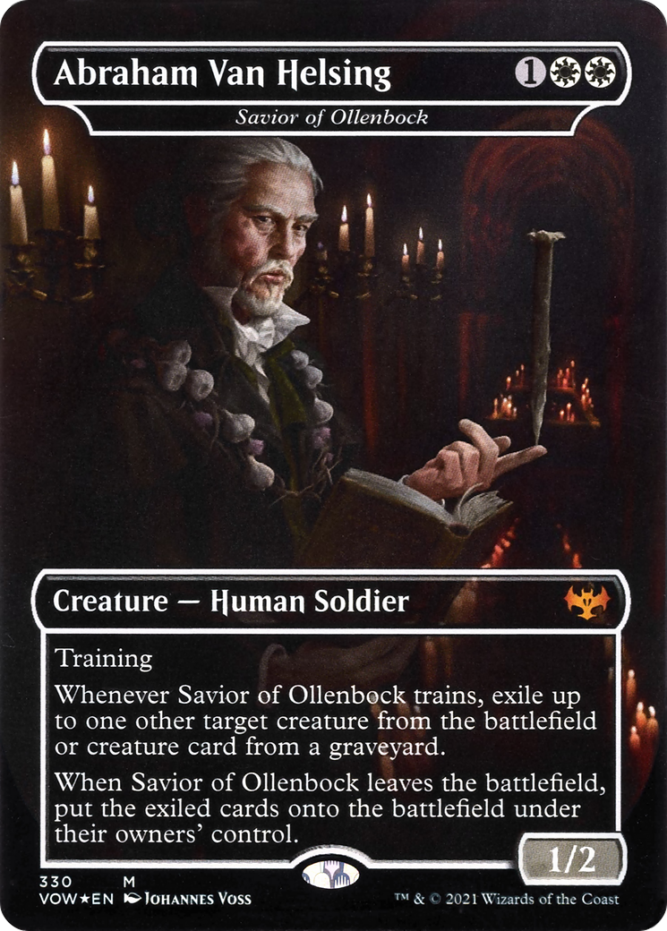 Savior of Ollenbock (VOW-330) - Innistrad: Crimson Vow / Abraham Van Helsing (Borderless)