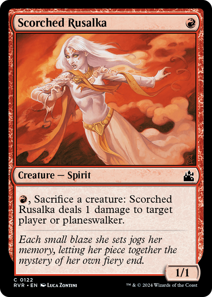 Scorched Rusalka (RVR-122) - Ravnica Remastered