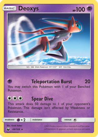 Deoxys (69) 069 SM Celestial Storm - Rare