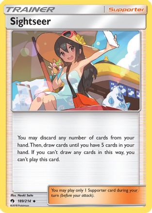 Sightseer 189 - Reverse Holofoil SM Lost Thunder - Uncommon