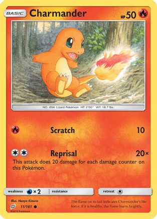 Charmander (11) 011 SM Team Up - Common
