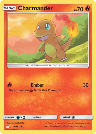 Charmander (12) 012 SM Team Up - Common
