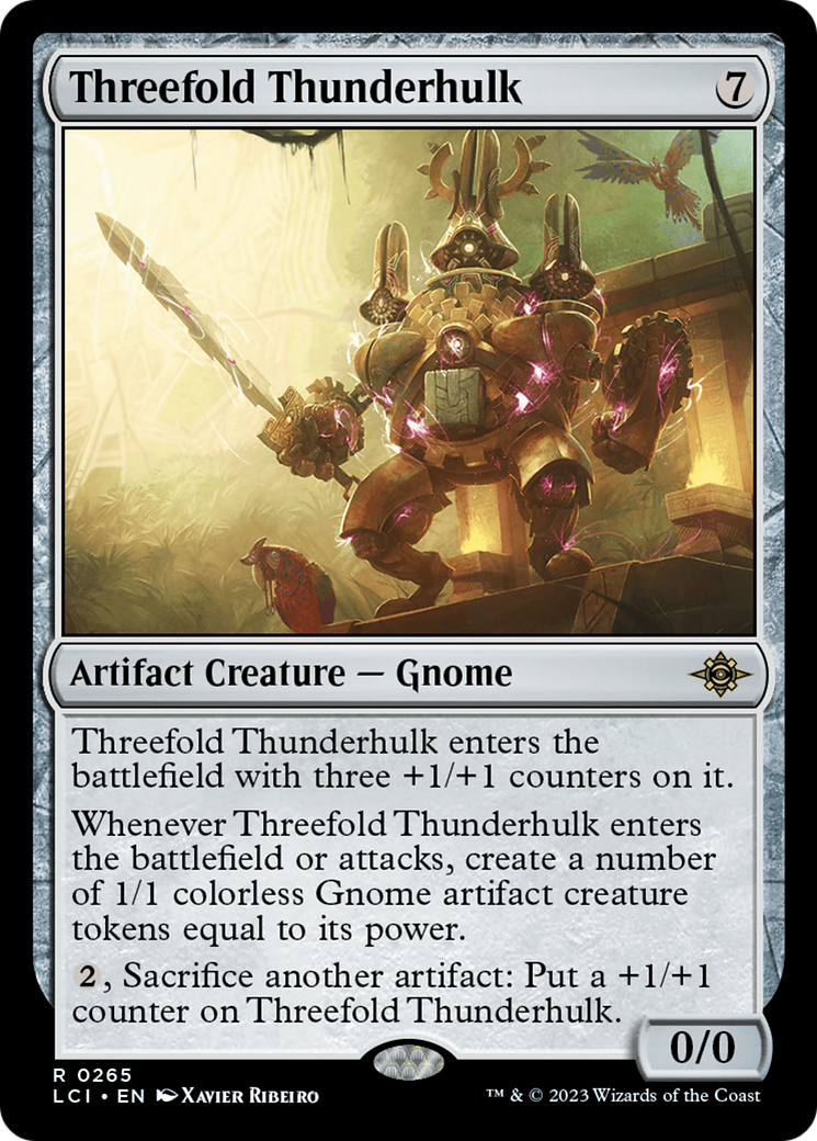 Threefold Thunderhulk (LCI-265) - The Lost Caverns of Ixalan