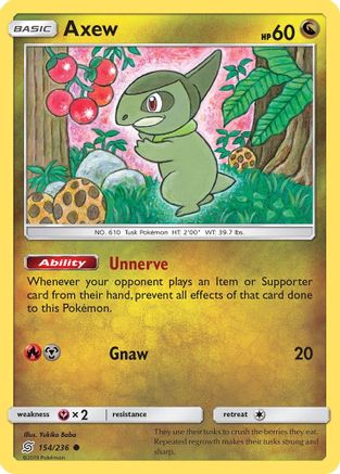 Axew 154 SM Unified Minds - Common