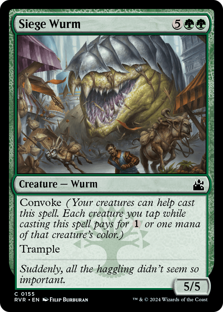 Siege Wurm (RVR-155) - Ravnica Remastered