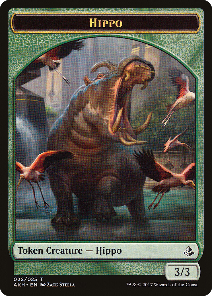 Hippo (AKH-022) - Amonkhet Tokens