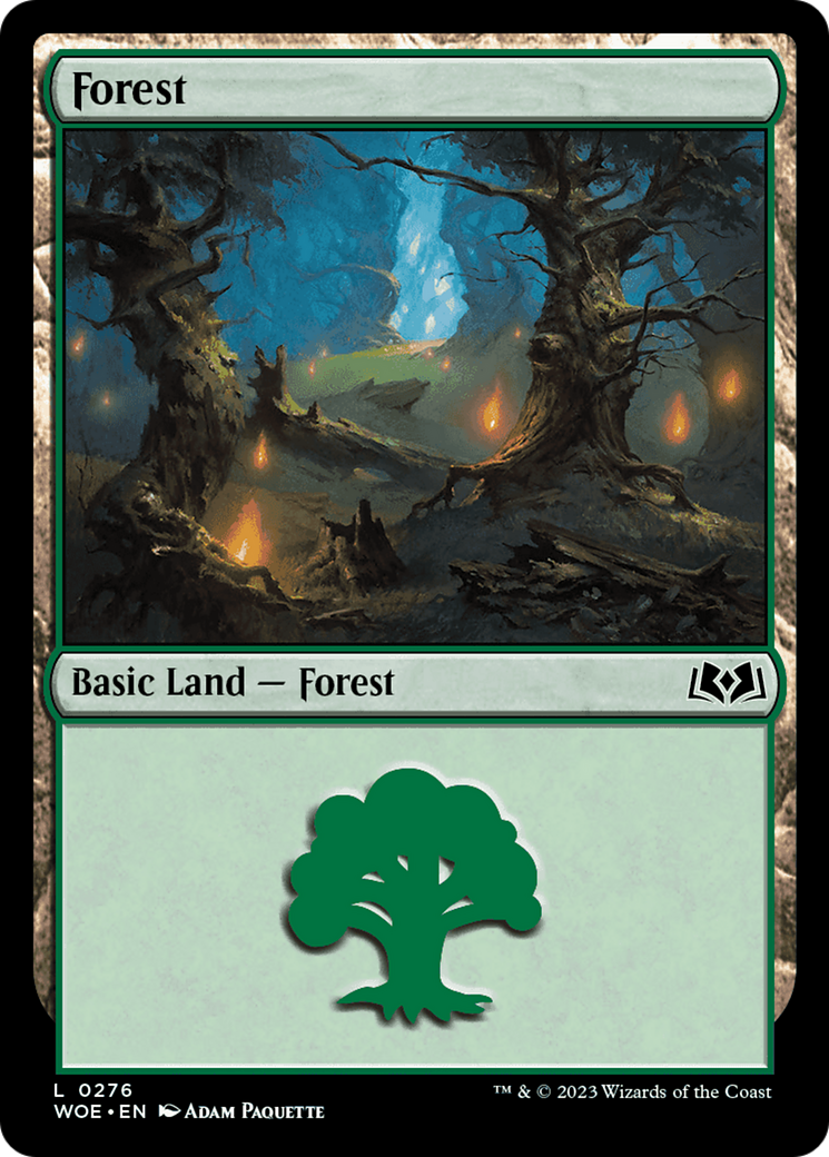Forest (WOE-276) - Wilds of Eldraine Foil