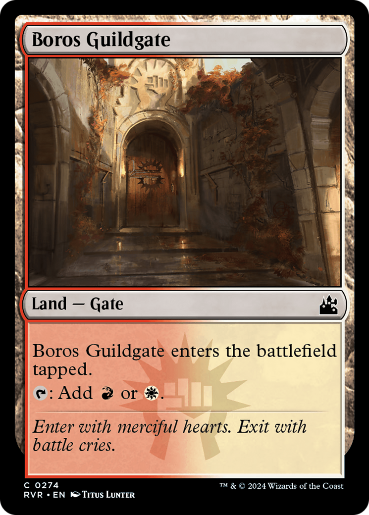 Boros Guildgate (RVR-274) - Ravnica Remastered Foil