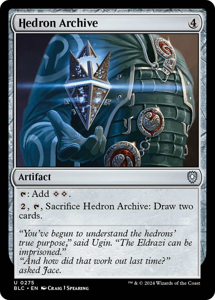 Hedron Archive (BLC-275) - Bloomburrow Commander