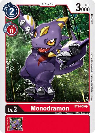 Monodramon (BT1-009) - Release Special Booster 1.0