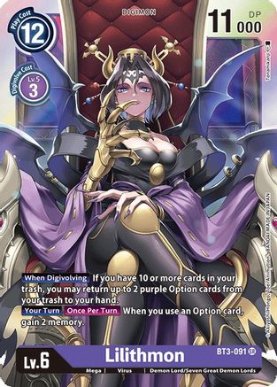 Lilithmon (BT3-091) - Release Special Booster 1.0 Foil