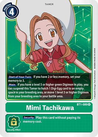 Mimi Tachikawa - BT1-089 (BT1-089) - Release Special Booster 1.0