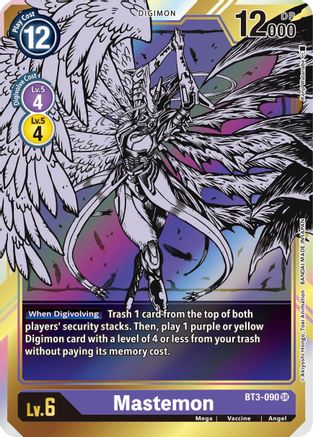 Mastemon (Alternate Art) (BT3-090) - Release Special Booster 1.5 Foil