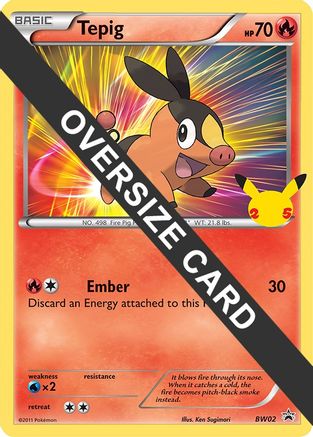 Tepig BW02 First Partner Pack - Promo