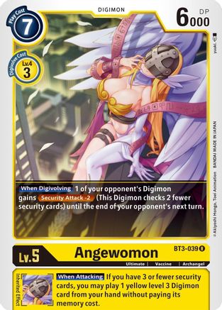 Angewomon - BT3-039 (BT3-039) - Release Special Booster 1.5