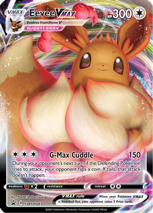 Eevee VMAX SWSH087 - Holofoil SWSH Sword & Shield Promo Cards - Promo