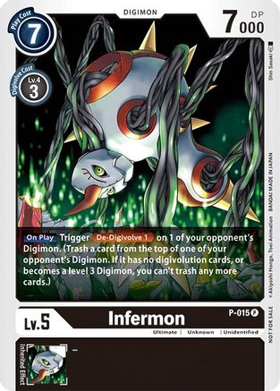 Infermon - P-015 (P-015) - Digimon Promotion Cards