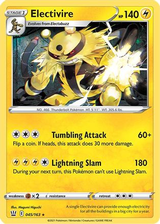 Electivire 045 SWSH05 Battle Styles - Rare