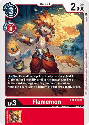 Flamemon (BT4-009) - Great Legend