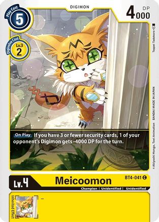 Meicoomon (BT4-041) - Great Legend